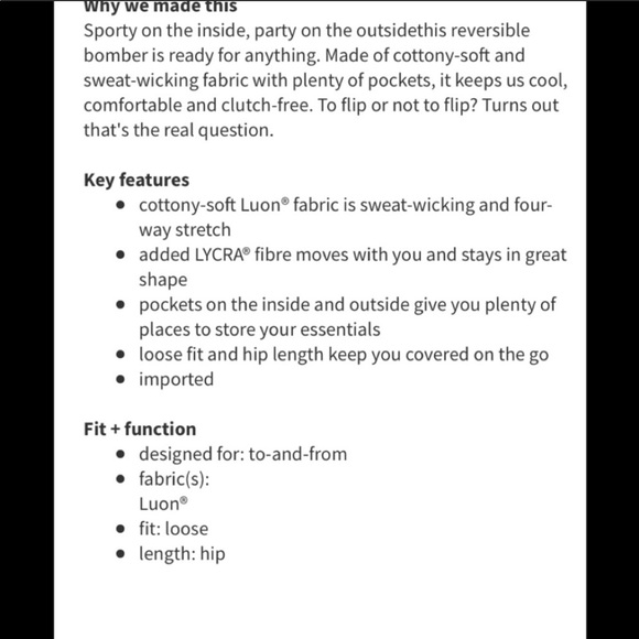 Lululemon reversible jacket ! - Picture 6 of 6